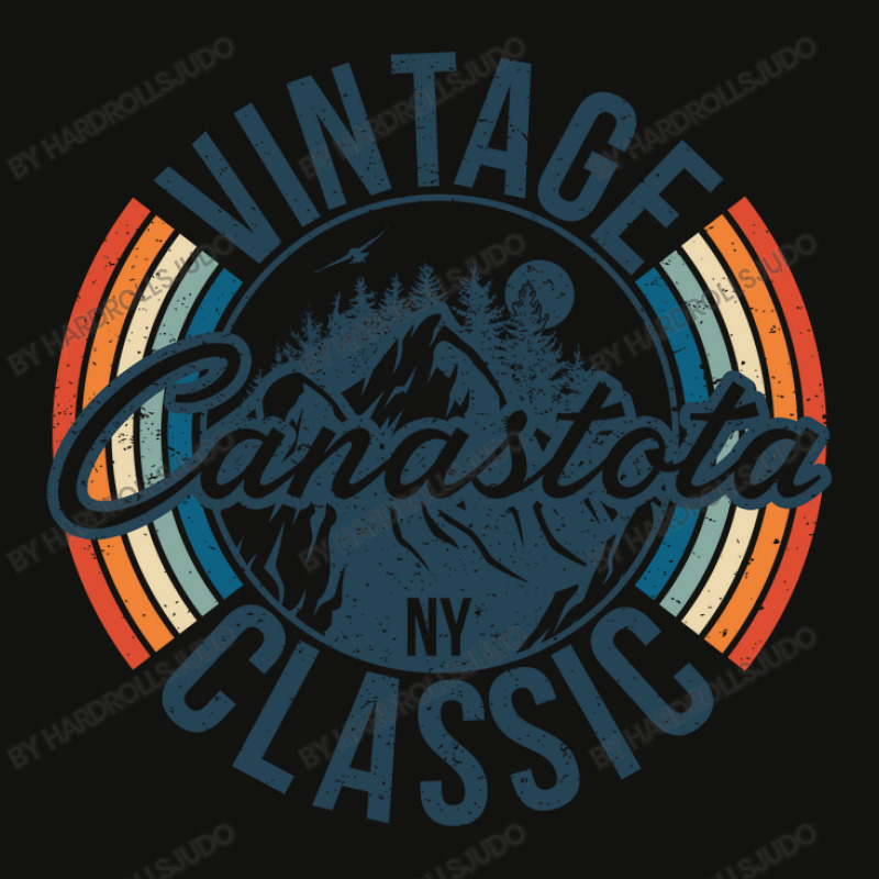 I Love Canastota New York Retro Vintage Classic Limited Edition Scorecard Crop Tee by hardrollsjudo | Artistshot