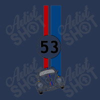 Herbie Vintage Look 53 Car Race Number Graphic Men Denim Jacket | Artistshot