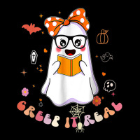 Groovy Halloween Creep It Real Funny Ghost Reading Baby Tee | Artistshot