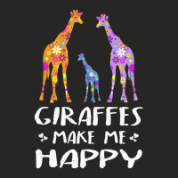 Cute Giraffe Animal Lover Gifts Fun Meme Saying Giraffe Ladies Fitted T-shirt | Artistshot