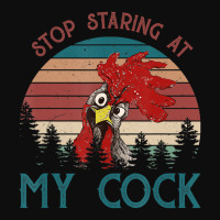 Stop Staring At My Cock Chicken Lovers Crop Top | Artistshot