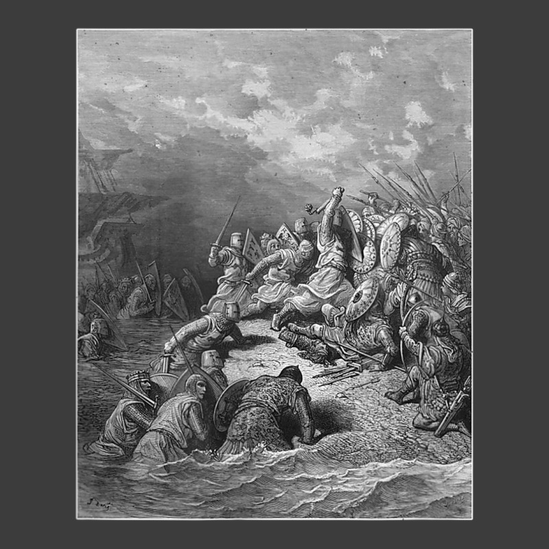 Gustave Doré History Of The Crusades Battle Scene In Jaffa Men's Polo Shirt | Artistshot