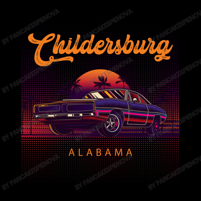 Childersburg Alabama Retro Vintage 80s 90s Muscle Cars Retrowave Aesth Youth Zipper Hoodie by pancakespienova | Artistshot