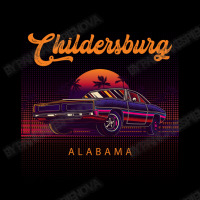 Childersburg Alabama Retro Vintage 80s 90s Muscle Cars Retrowave Aesth Long Sleeve Baby Bodysuit | Artistshot