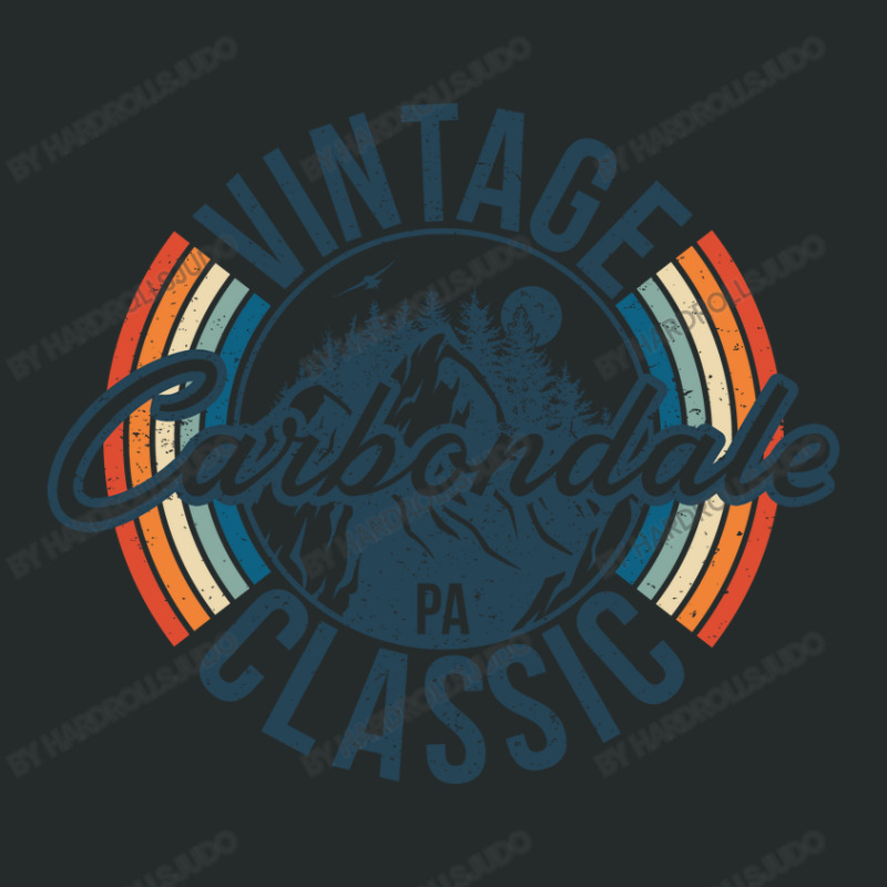 I Love Carbondale Pennsylvania Retro Vintage Classic Limited Edition Women's Triblend Scoop T-shirt by hardrollsjudo | Artistshot