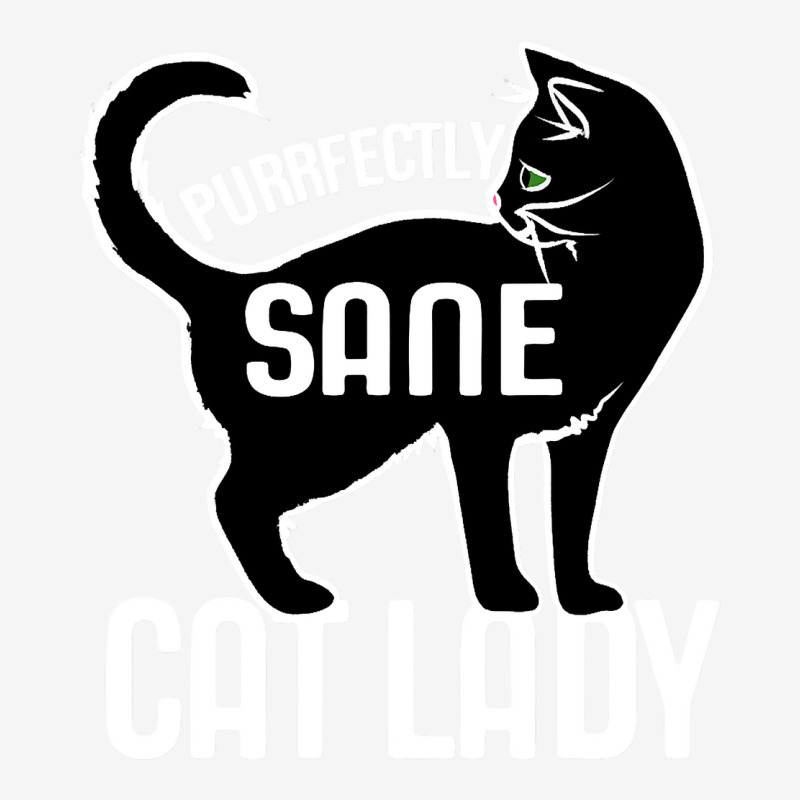 Purrfectly Sane Cat Lady Funny Adjustable Cap | Artistshot