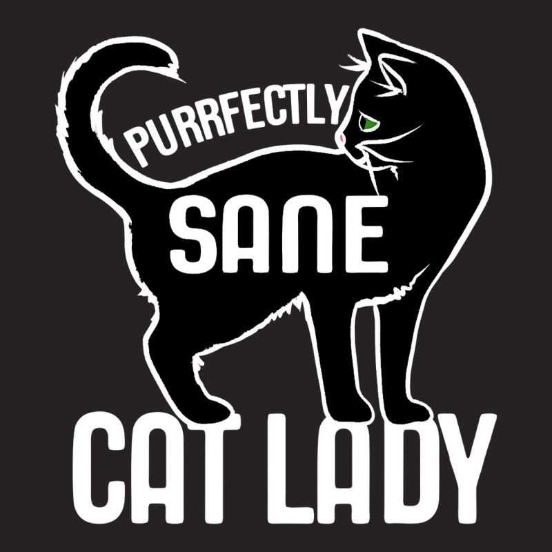 Purrfectly Sane Cat Lady Funny Vintage Cap | Artistshot