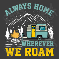 Camper Van 'always Home Wherever We Roam' Men's Polo Shirt | Artistshot