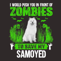 Push You In Front Of Zombies Save Samoyed Dog Racerback Tank | Artistshot