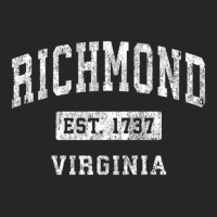 Richmond Virginia Va Vintage Established Sports Ladies Fitted T-shirt | Artistshot