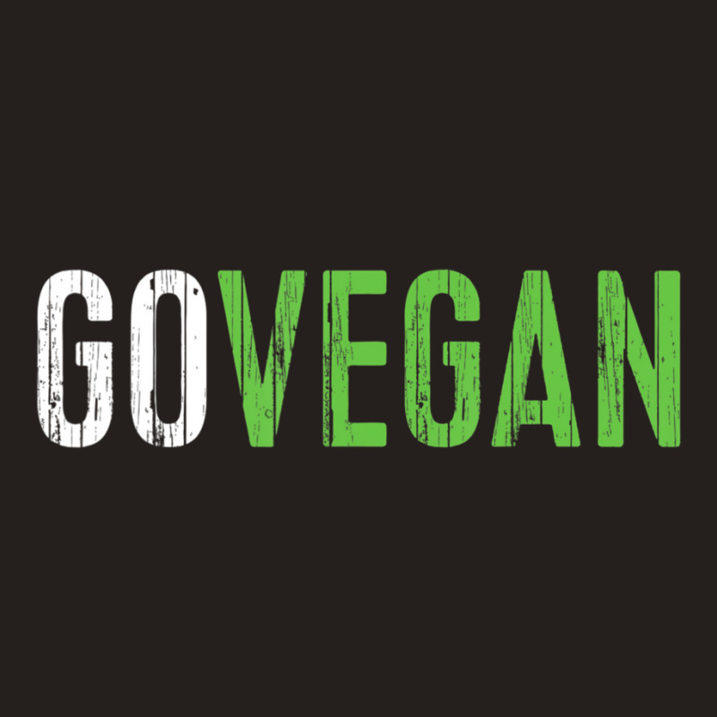 Go Vegan Vegetarian Gif Tank Top | Artistshot