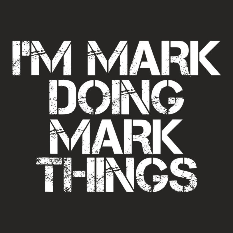 I'm Mark Doing Mark Things Christmas Ladies Fitted T-Shirt by cm-arts | Artistshot