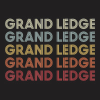 Grand Ledge Michigan Grand Ledge Mi Retro Vintage Text T-shirt | Artistshot