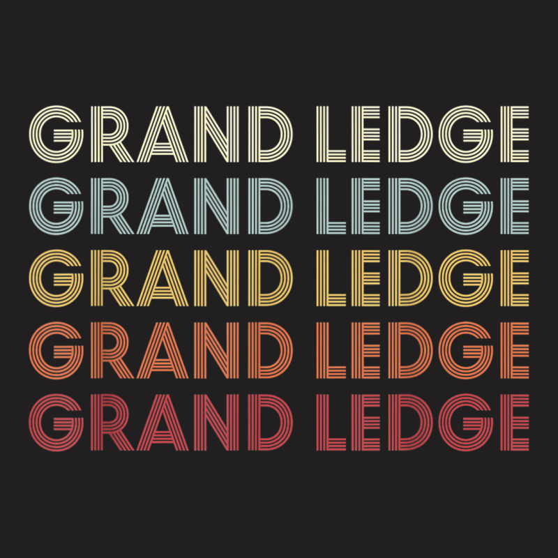 Grand Ledge Michigan Grand Ledge Mi Retro Vintage Text T-shirt | Artistshot