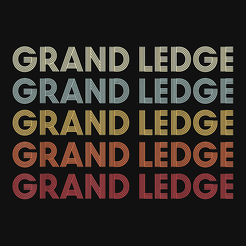 Grand Ledge Michigan Grand Ledge Mi Retro Vintage Text Rear Car Mat | Artistshot