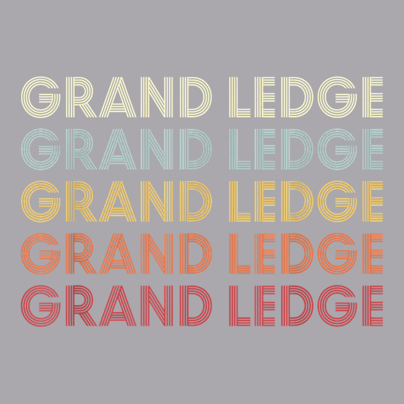 Grand Ledge Michigan Grand Ledge Mi Retro Vintage Text Youth 3/4 Sleeve | Artistshot