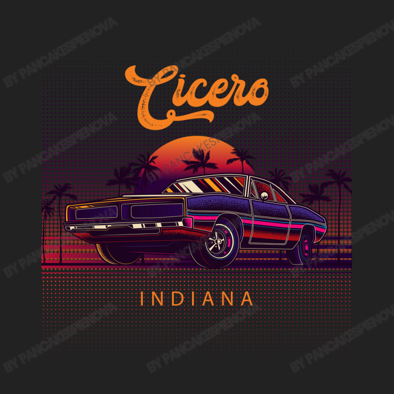 Cicero Indiana Retro Vintage 80s 90s Muscle Cars Retrowave Aesthetic Backpack | Artistshot