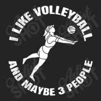 I Like Volleyball And Maybe 3 People 3/4 Sleeve Shirt | Artistshot