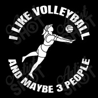 I Like Volleyball And Maybe 3 People Lightweight Hoodie | Artistshot