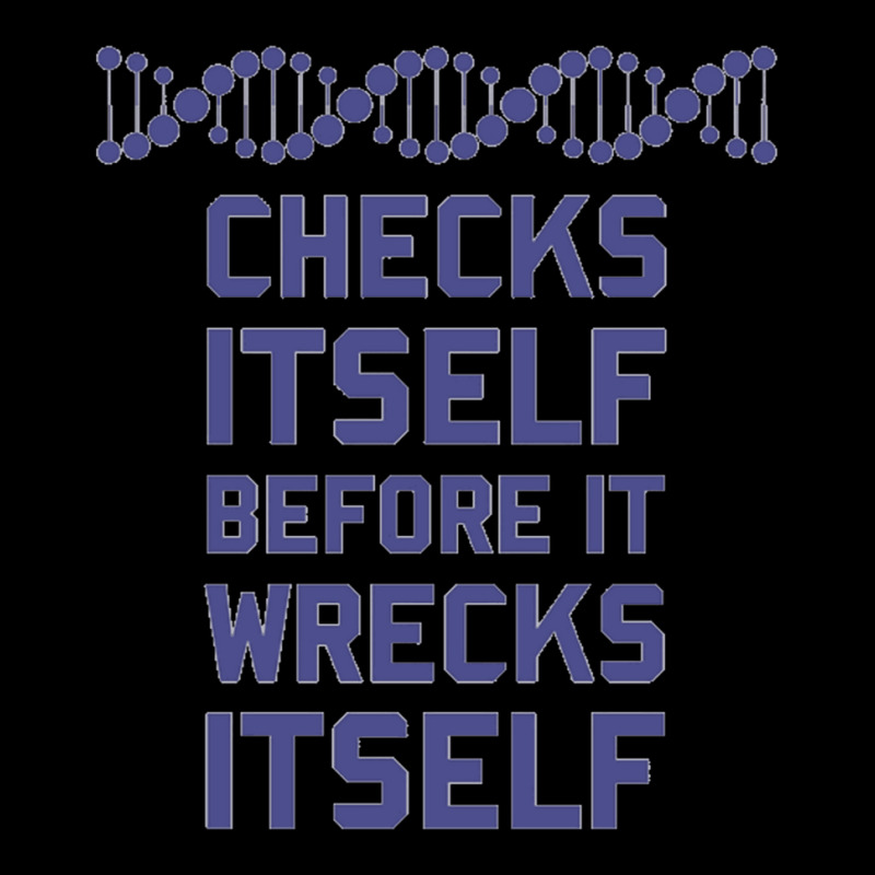 Check Yourself Before You Wreck Your Dna Genetics Toddler Sweatshirt by cm-arts | Artistshot