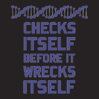 Check Yourself Before You Wreck Your Dna Genetics Vintage Cap | Artistshot