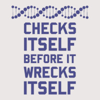 Check Yourself Before You Wreck Your Dna Genetics Pocket T-shirt | Artistshot