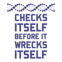 Check Yourself Before You Wreck Your Dna Genetics Crewneck Sweatshirt | Artistshot