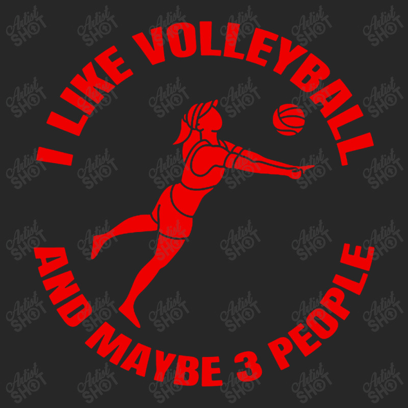 I Like Volleyball And Maybe 3 People Men's T-shirt Pajama Set by DJ Art | Artistshot