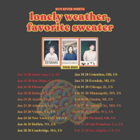 Run River North   Lonely Weather, Favorite Sweater Tour 2020 Back Vintage T-shirt | Artistshot