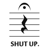 Shut Up By Music Notation Women's V-neck T-shirt | Artistshot