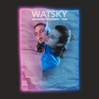 New Watsky   Advanced Placement Tour 2020 Front Ladies Fitted T-shirt | Artistshot