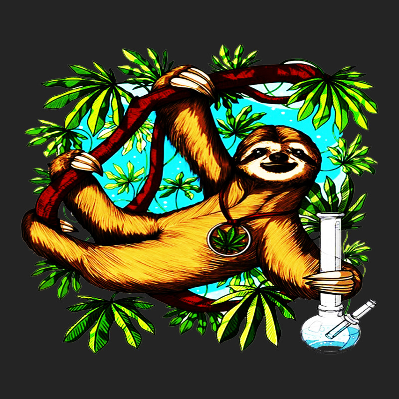 Sloth Weed Stoner 3/4 Sleeve Shirt | Artistshot