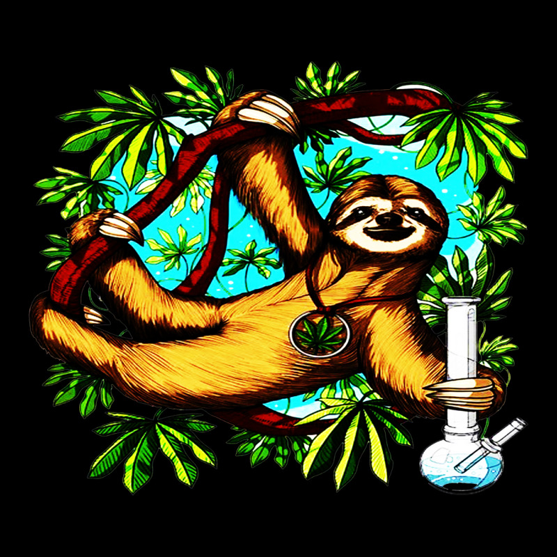 Sloth Weed Stoner Zipper Hoodie | Artistshot