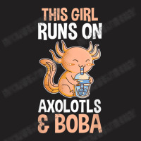 Axolotl Bubble Tea T-shirt | Artistshot