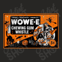 Vintage Halloween Wowe E Whistle Candy Ladies Fitted T-shirt | Artistshot