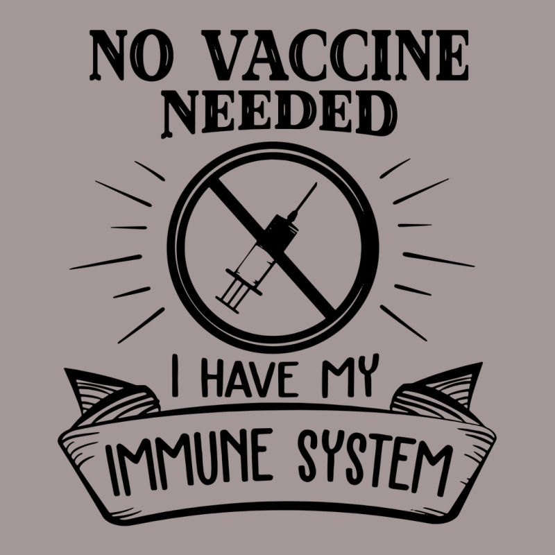 No Vaccine Needed Vintage Hoodie by cm-arts | Artistshot