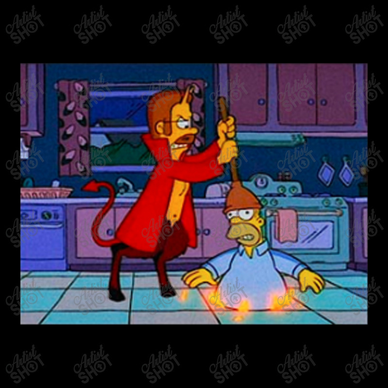 Devil Flanders The Simpsons Long Sleeve Shirts by Lumintu Art | Artistshot