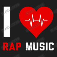 I Love Rap Music   Gift For Rap Lovers Classic T-shirt | Artistshot