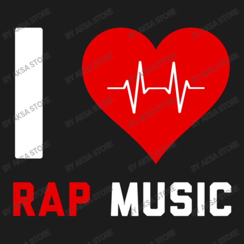 I Love Rap Music   Gift For Rap Lovers Hoodie & Jogger Set | Artistshot