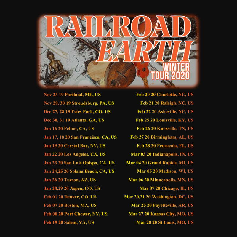 Railroad Earth   Winter Tour 2020 Crop Top by fedaahmad830713 | Artistshot