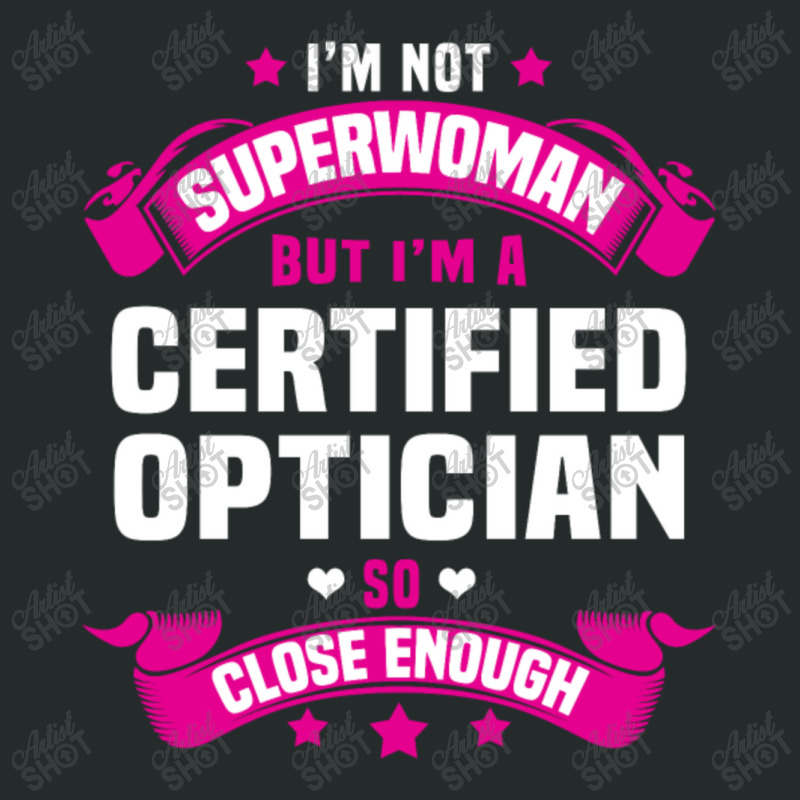 Certified Optician Tshirt Women's Triblend Scoop T-shirt | Artistshot