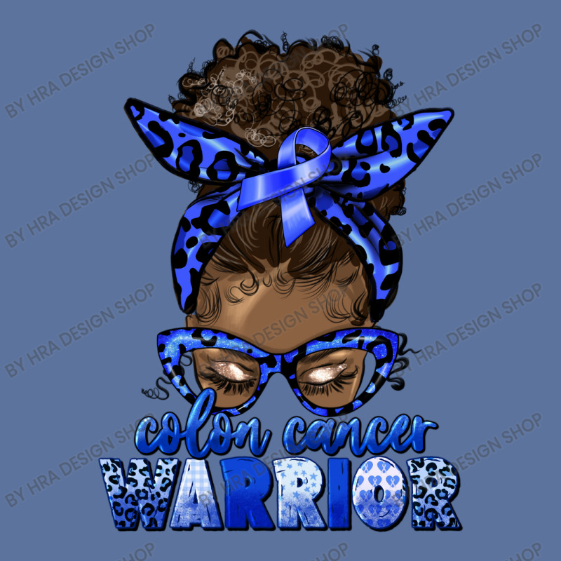 Colon Cancer Warrior Afro Messy Bun Lightweight Hoodie | Artistshot