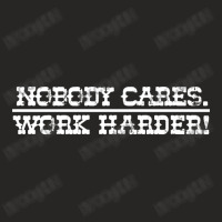 Lamar Jackson Nobody Cares Work Harder For Dark White Ladies Fitted T-shirt | Artistshot