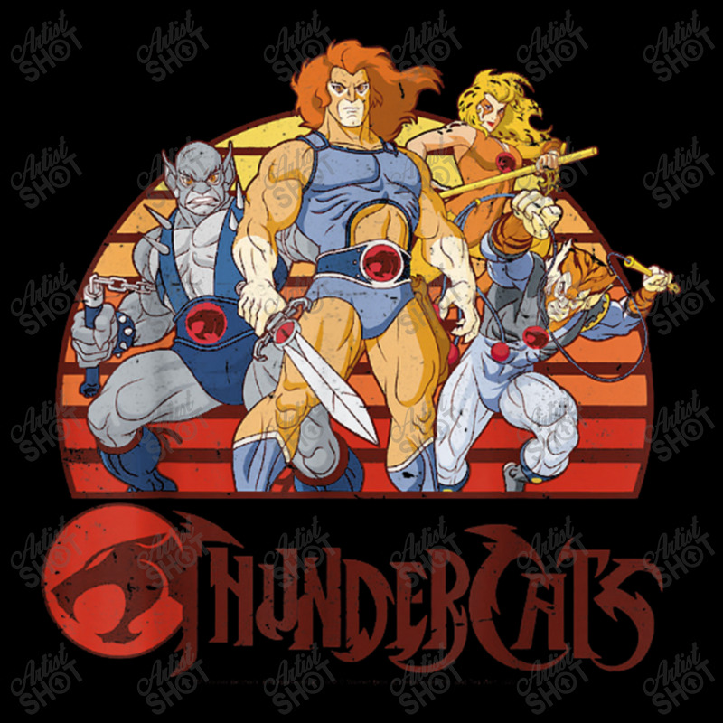 Thundercats Group Retro Sunset Toddler Sweatshirt by zoevanessa | Artistshot