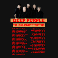 Deep Purple Tour 2019 Back Landscape Canvas Print | Artistshot