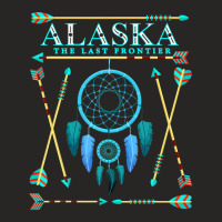 Dreamcatcher Alaska Native American Alaska State Pride Ladies Fitted T-shirt | Artistshot