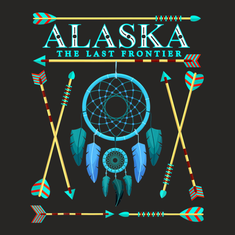 Dreamcatcher Alaska Native American Alaska State Pride Ladies Fitted T-Shirt by katharinemcmichael90 | Artistshot