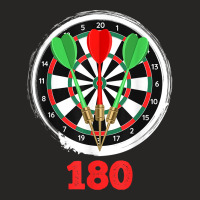 Darts 180 Dartboard 180 In Darts T Shirt Ladies Fitted T-shirt | Artistshot