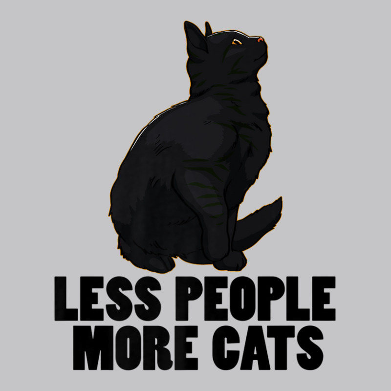 Less People More Black Cat Funny Pet Lover Men Dark Cat Baby Bodysuit by arabianartyom | Artistshot