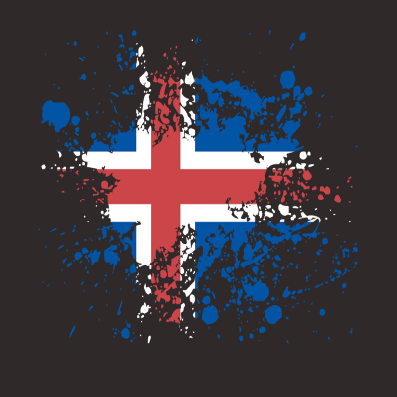 Iceland Flag Ink Vectors Racerback Tank by lik9787 | Artistshot